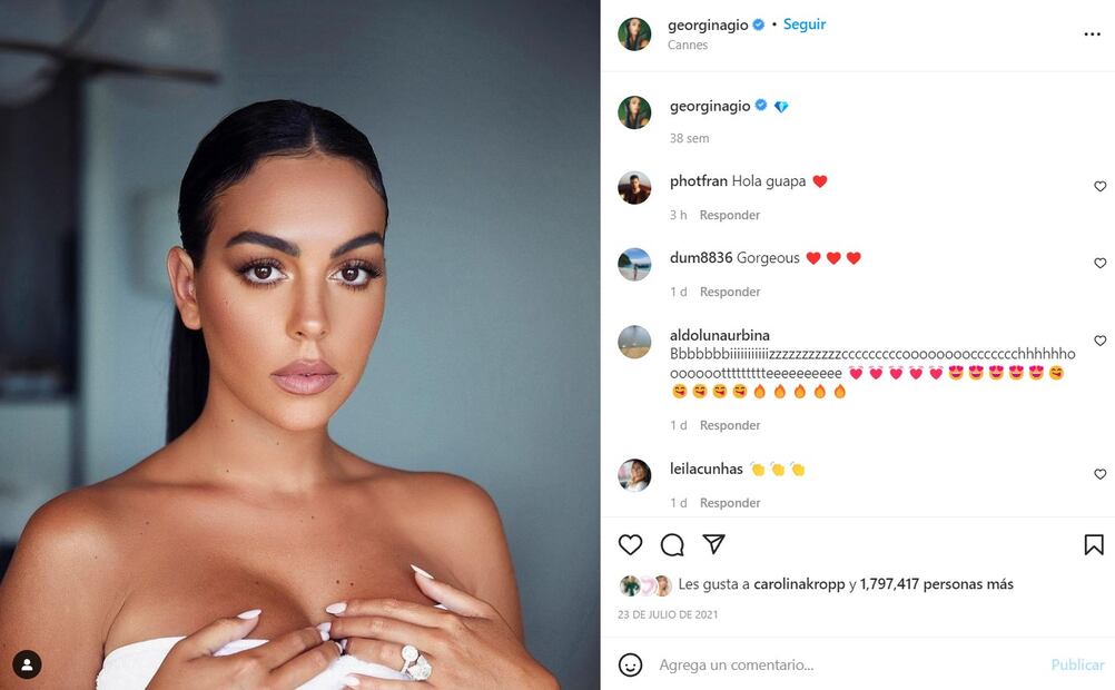 7 cosas que no sabías de Georgina Rodríguez, pareja de Cristiano Ronaldo