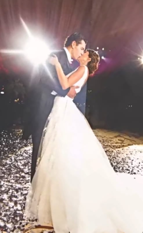 La boda de Jacky Bracamontes y Martín Fuentes en 2011 / Foto: Facebook