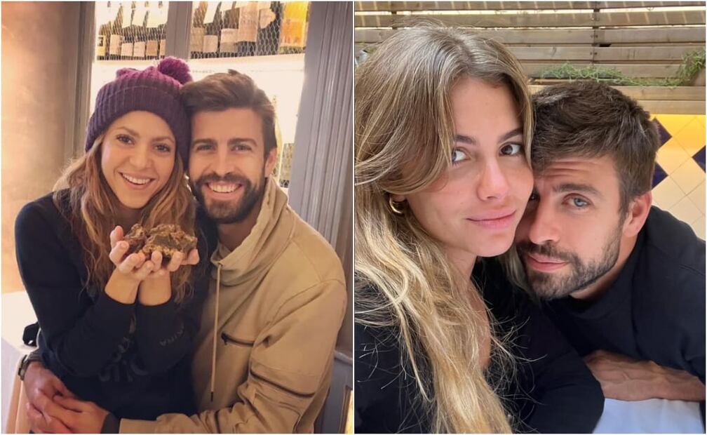 Shakira, Gerard Piqué y Clara Chía/ Instagram: @3gerardpique