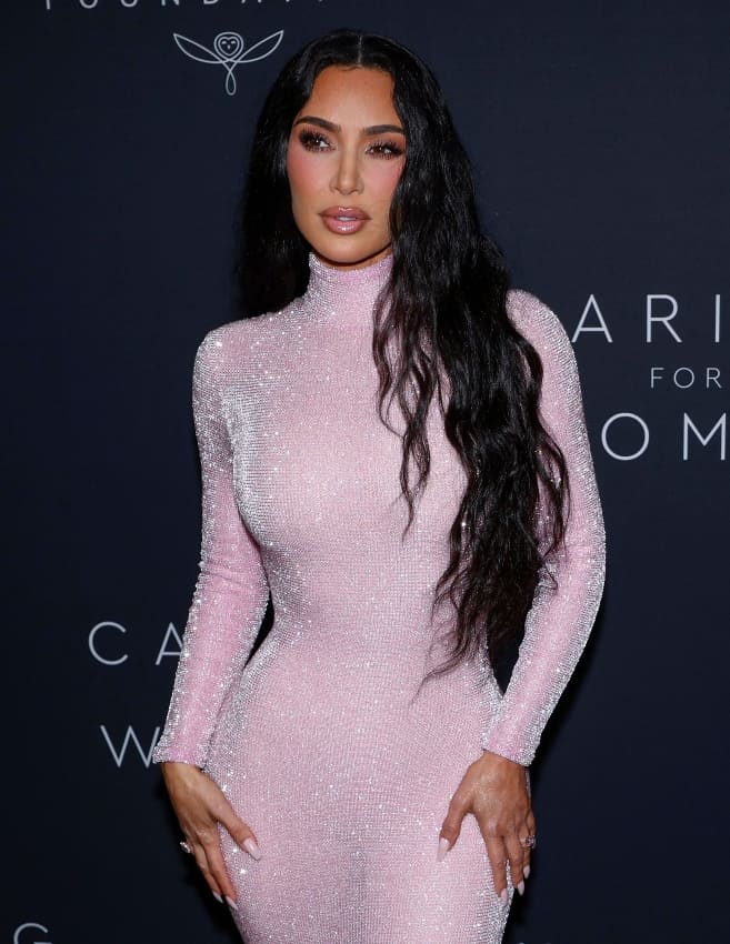 Kim Kardashian en la gala benéfica de la Fundación Kering en Nueva York / AFP