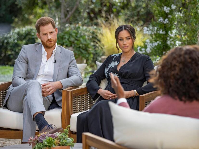 Harry y Meghan realizaron declaraciones fuertes con Oprah Winfrey / AP