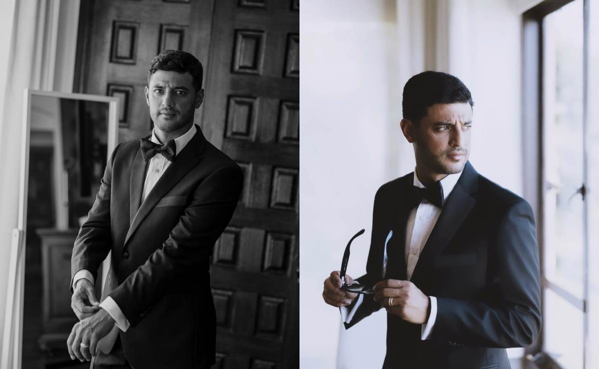 Carlos Vela y Saioa Cañibano renovaron sus votos frente al mar / Foto: Instagram @carlosv11_