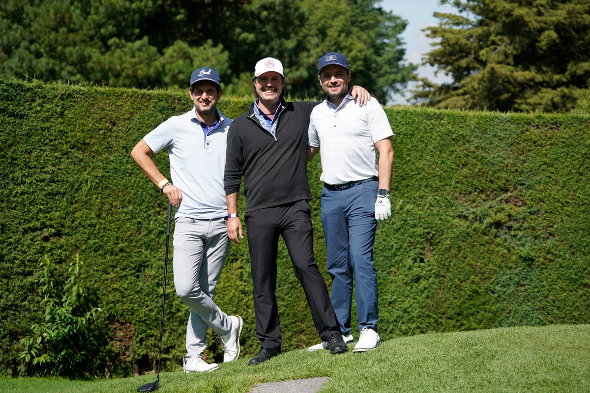 David Craig, Roberto Craig y Miguel Cáceres. (Foto: Leonardo Gómez)