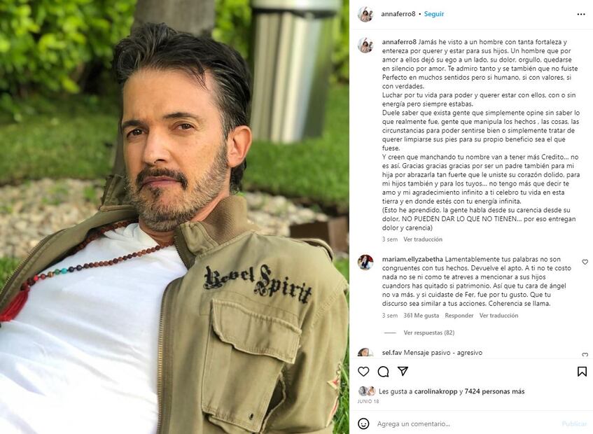 Fernando del Solar en una foto de Anna Ferro / Instagram