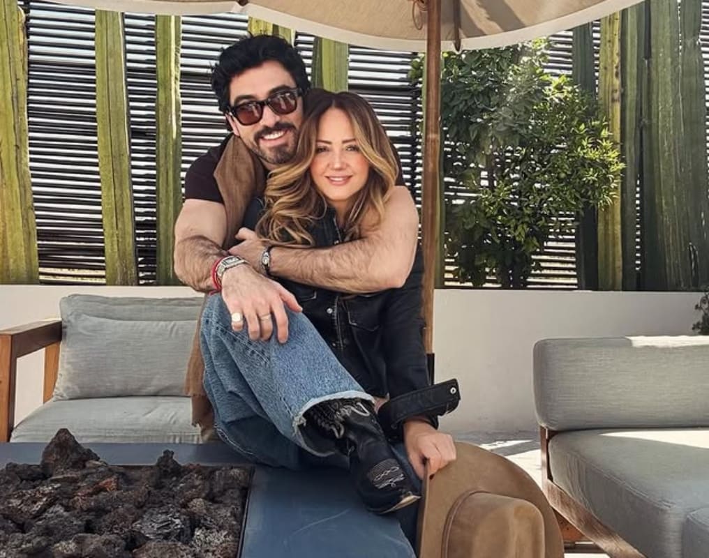 Andrea Legarreta y Luis Carlos Origel en San Miguel, Guanajuato / Foto: Instagram