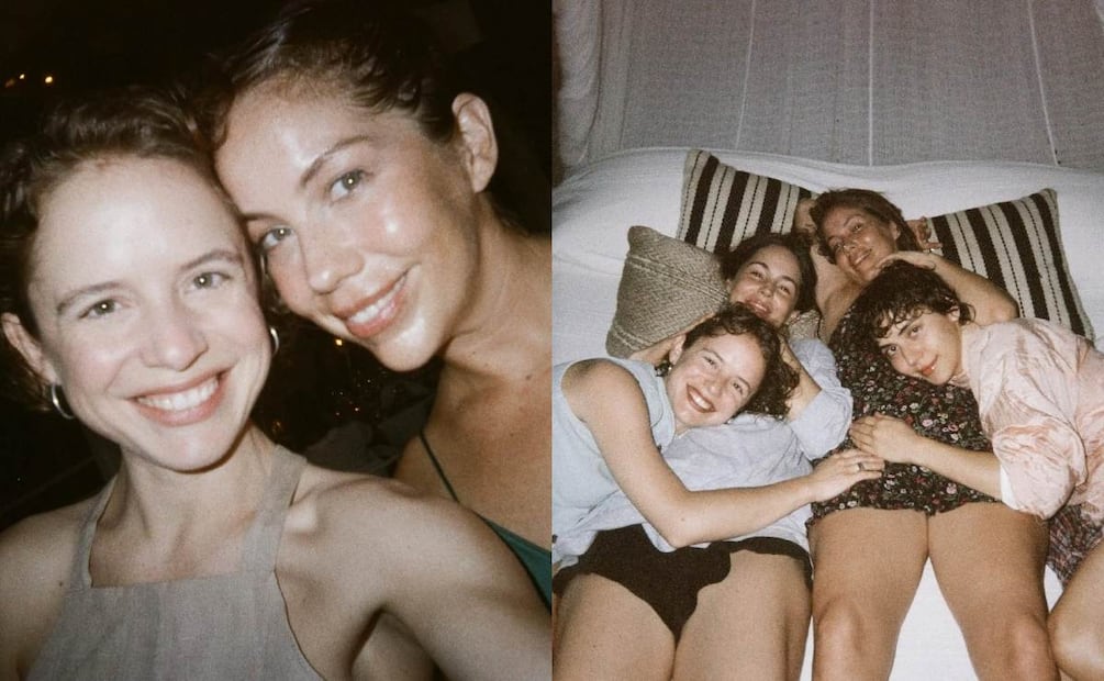 Naian González Norvid junto a sus hermanas / Foto: Instagram @naianaianaian