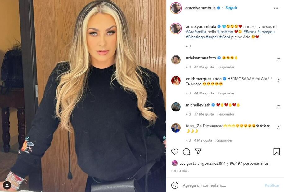Aracely Arámbula reaccionó a las declaraciones de Arturo Carmona