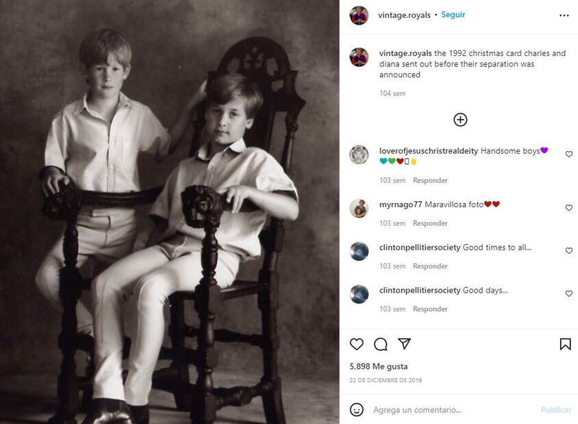 Carlos y Diana de Gales: La última tarjeta de Navidad que enviaron juntos