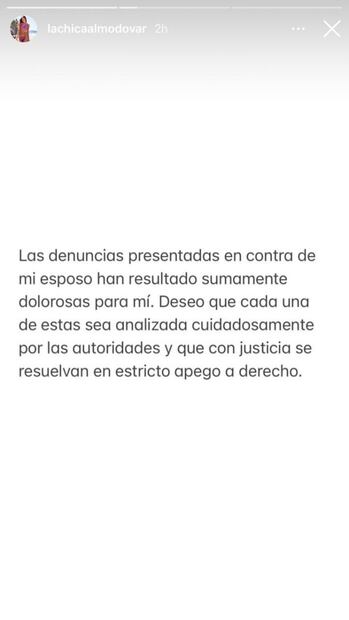Pamela Cortés, esposa de Andrés Roemer, rompe el silencio