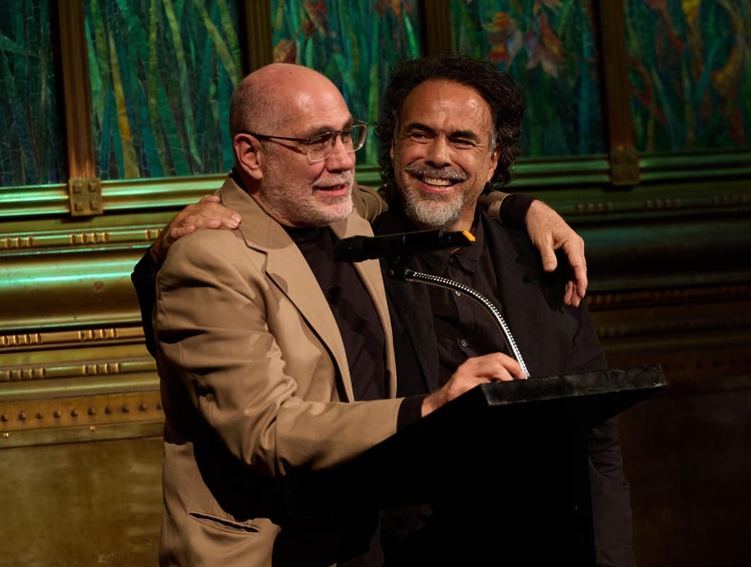 Guillermo Arriaga y Alejandro González Iñárritu / Foto: Cortesía