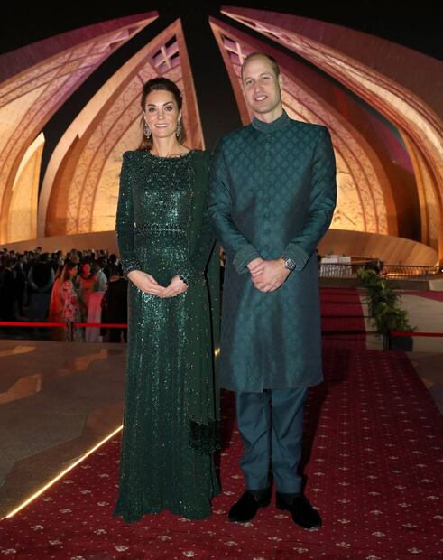 Como de Las Mil y una Noches, Kate Middleton y el príncipe William en su visita en Pakistán