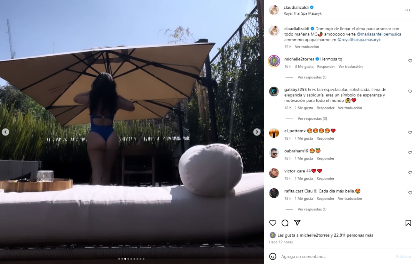 Claudia Lizaldi / Instagram