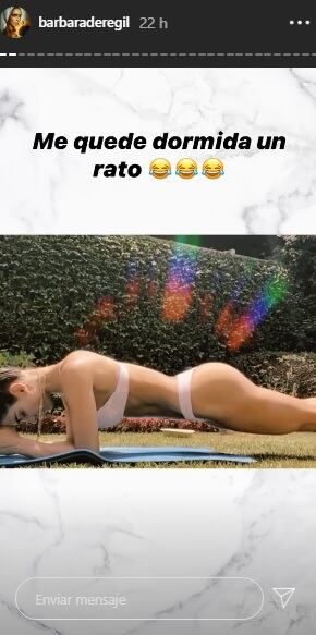 Bárbara de Regil se burla de su propio video viral de clase fitness
