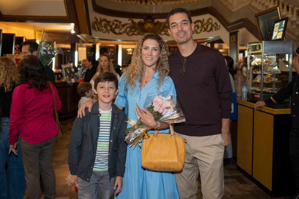 Franco Goyri, Sofía Mariel y Sergio Goyri. (Foto: Héptor Arjona)