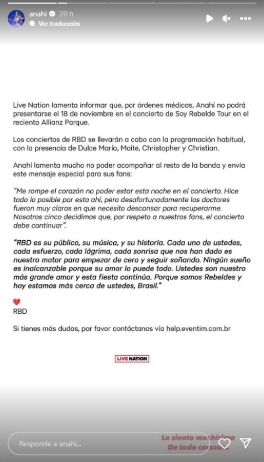 Instagram: @Anahi