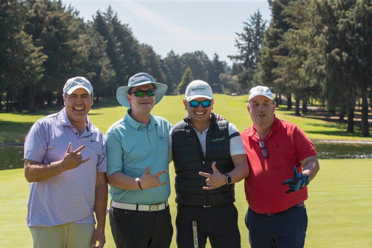 César Bautista, Alfredo Hong, Miguel Ángel Sánchez y José Gutiérrez. (Foto: Edgar Silva Fuentes S.)