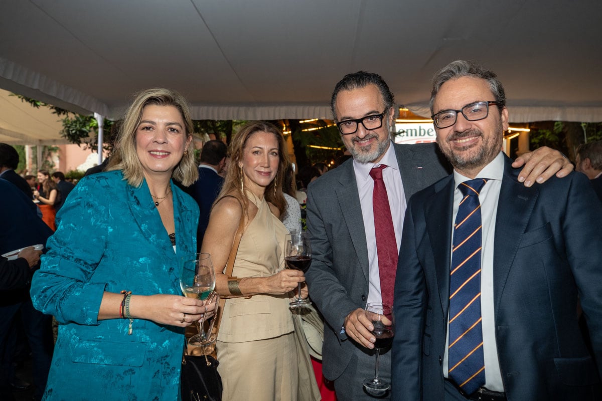 Cristina  Campos, Alicia García, Javier Mora y Juan José Rodríguez. (Foto: Edgar Silva Fuentes S.)