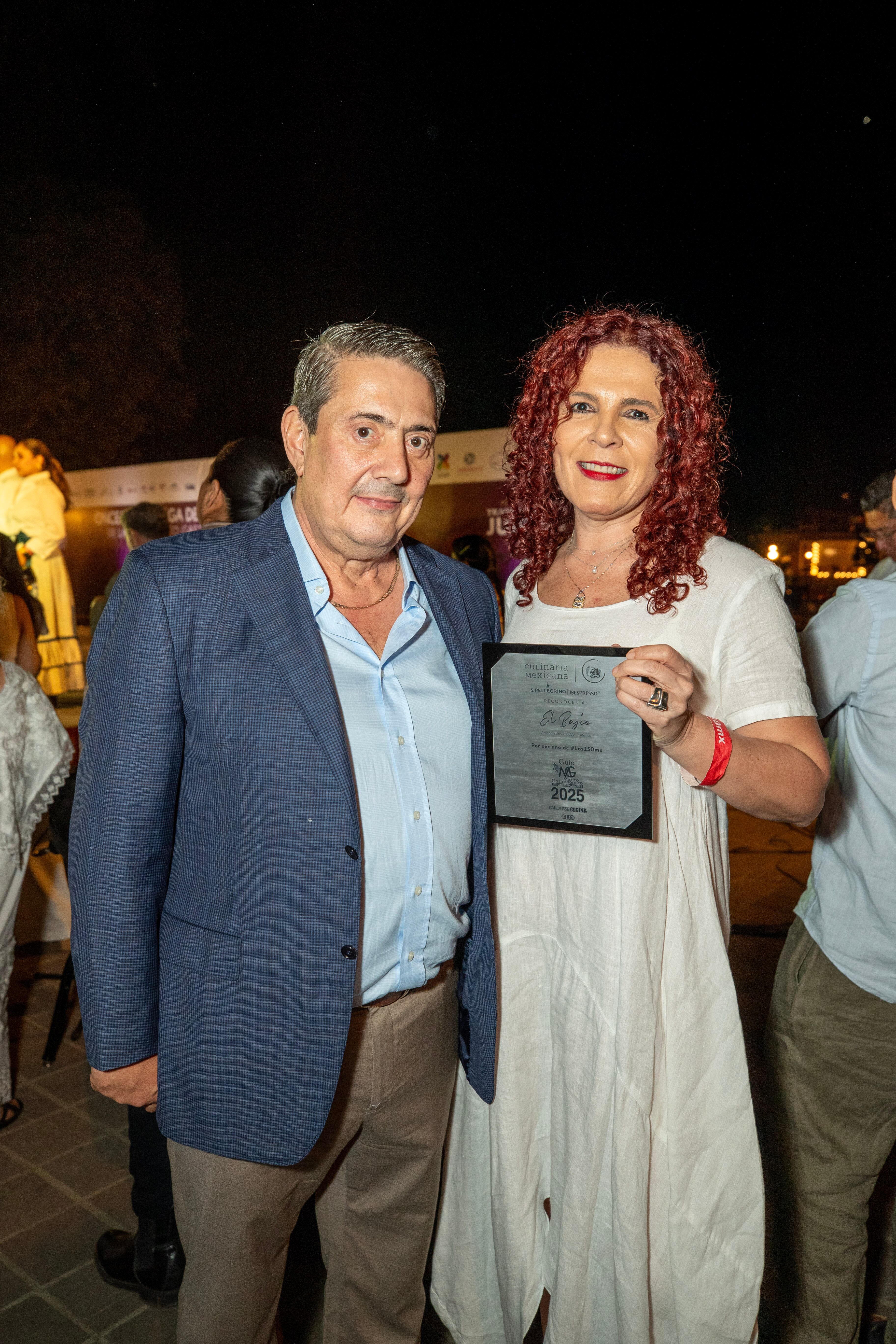 Marcelino Fuertes y María Teresa Degollado. (Foto: Edgar Silva Fuentes)