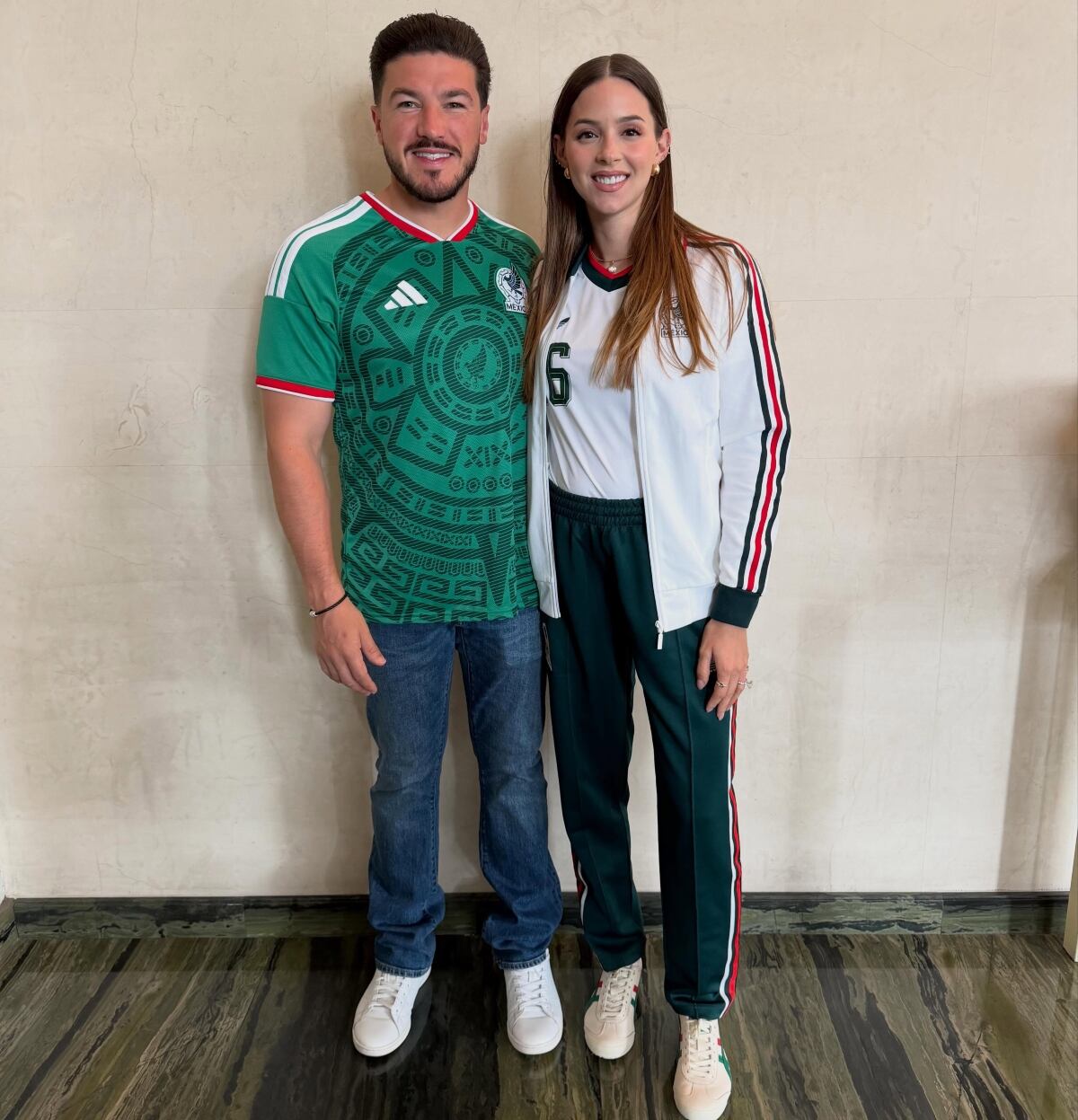 Samuel García y Mariana Rodríguez (Foto: Instagram)