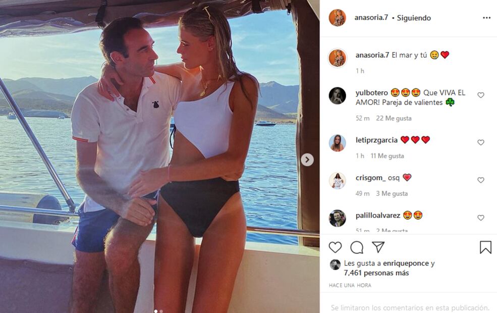 Ana Soria y Enrique Ponce comparten sus fotos más románticas 