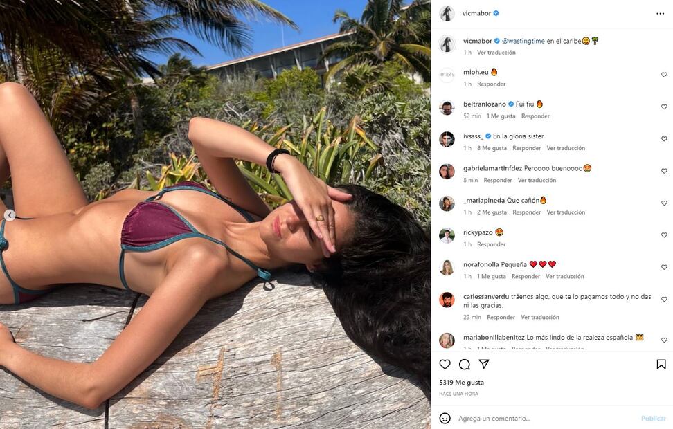 Victoria Federica, hija de la infanta Elena, presume su figura como las Kardashian con microkini en Cancún