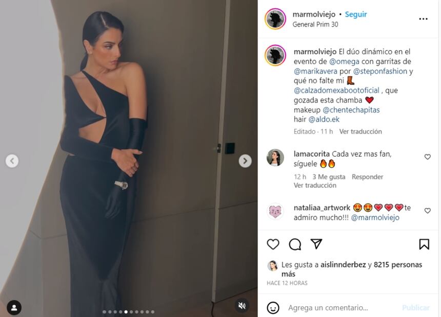 El cautivador look de Aislinn Derbez con vestido cut out / Instagram