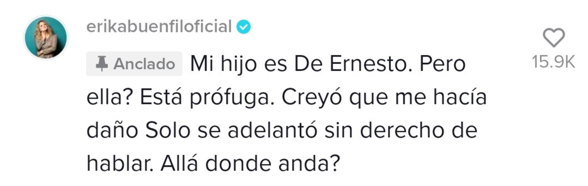 Érika Buenfil llama “prófuga” a Inés Gómez Mont