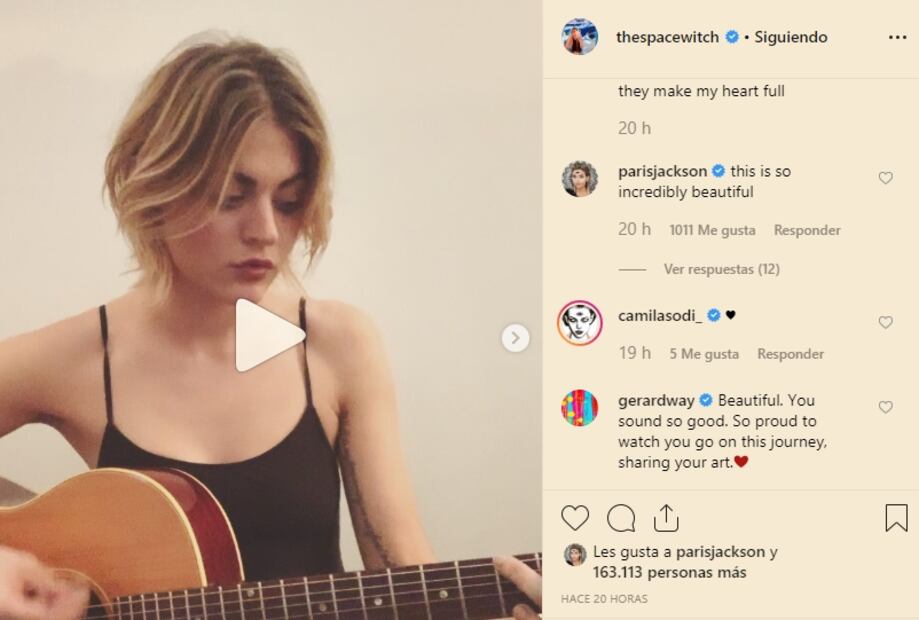 Frances Bean Cobain, hija de Kurt Cobain, canta tema que podría ser de su padre