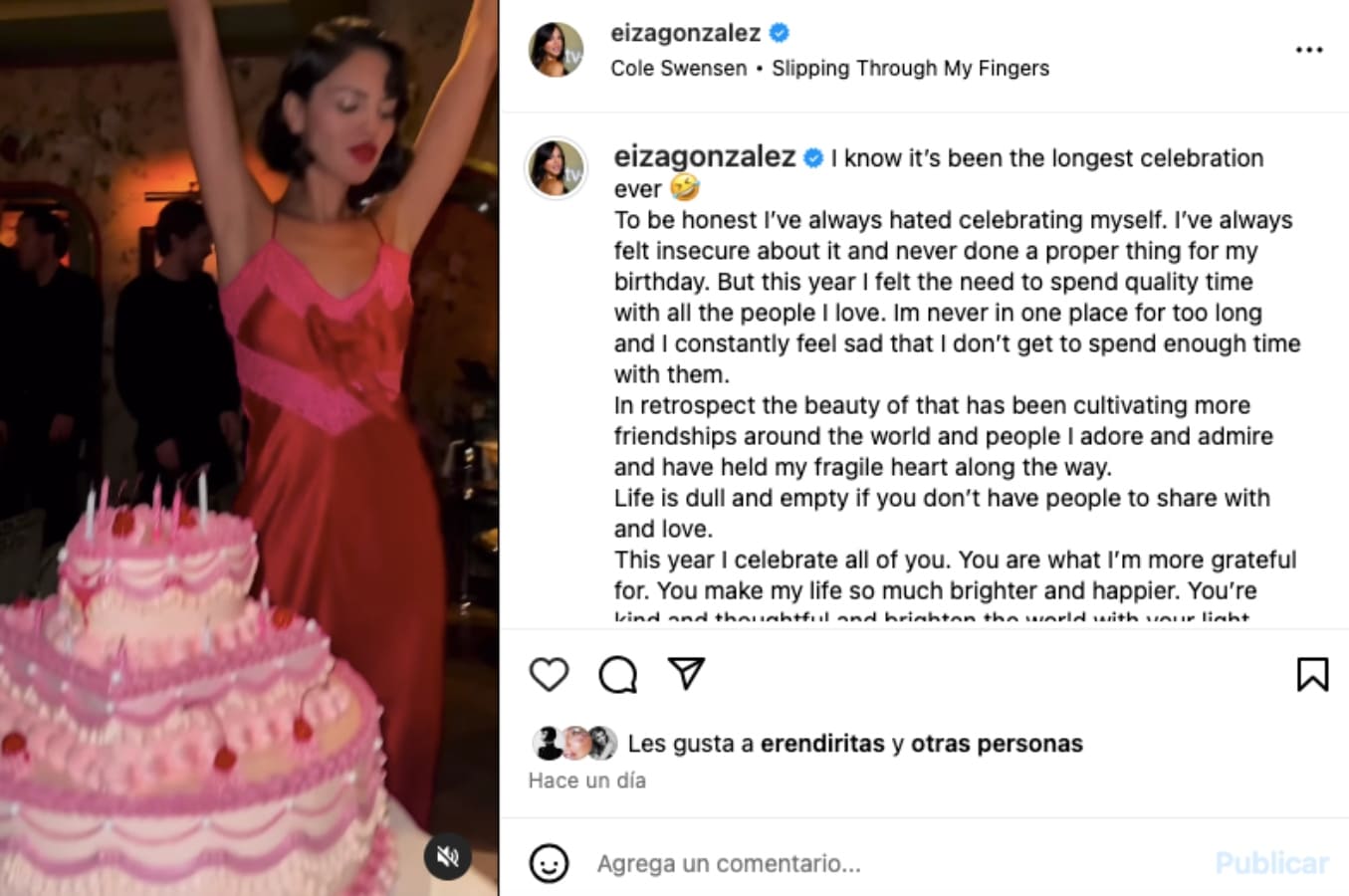 El cumpleaños 34 de Eiza González / Instagram