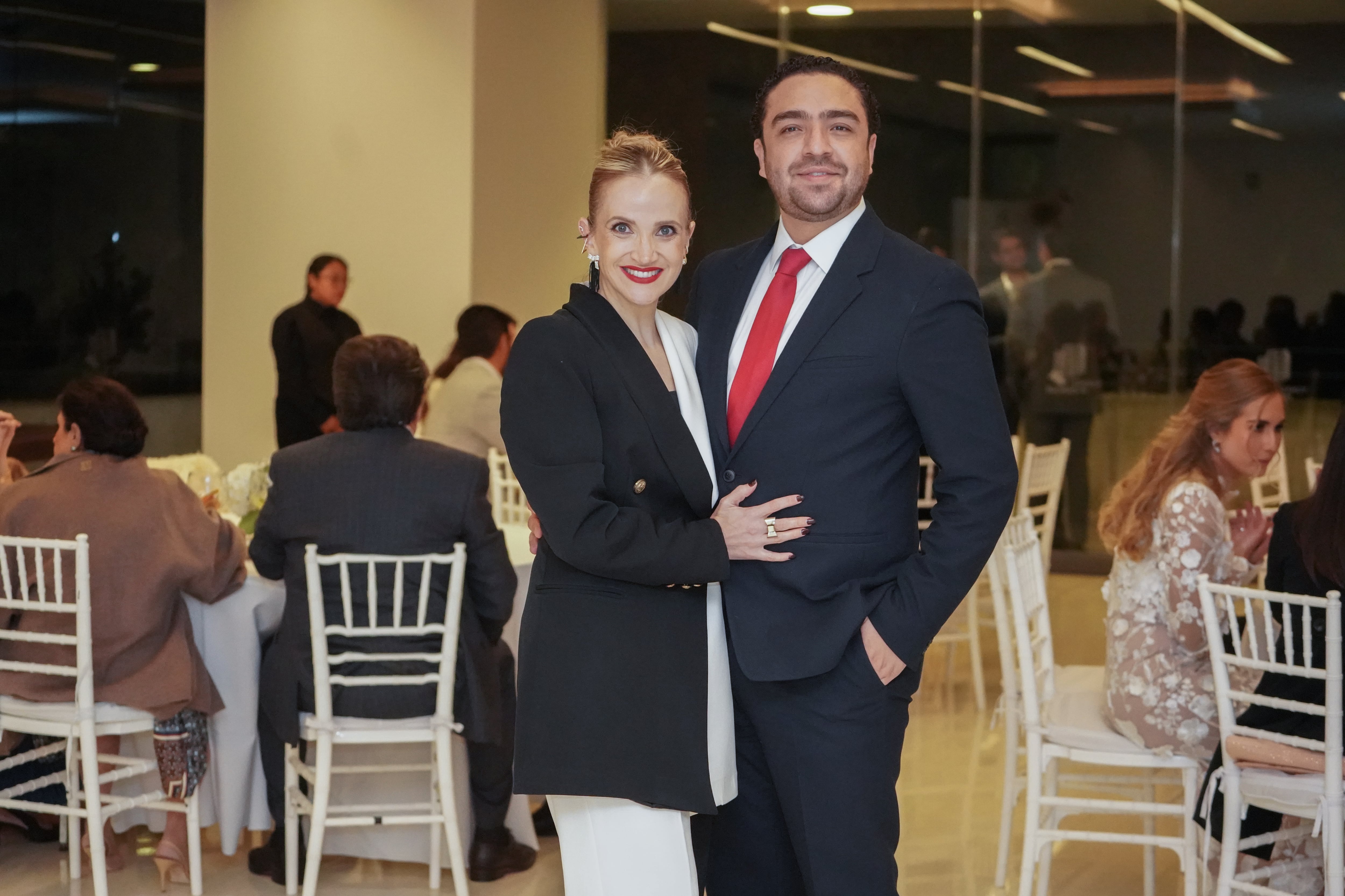 Alejandra Cortés y Joaquín Noriega. (Foto: Leonardo Gómez)
