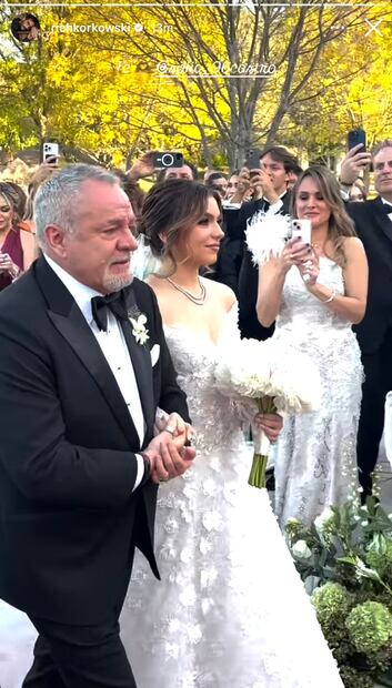 Boda Sofía Castro y Pablo Bernot / Foto: Instagram