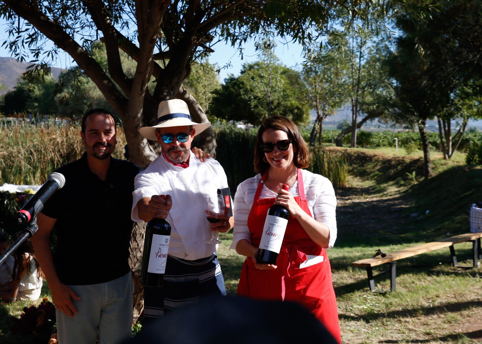 Hans Backhoff, Benito Molina y Solange Muris. (Foto: Héptor Arjona para VIP)