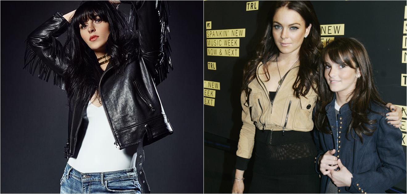 <p>La hermana de Lindsey Lohan se convirtió en la imagen de la marca Rabeeri Demin.  <strong>(FOTO: Especial y Archivo)</strong></p>