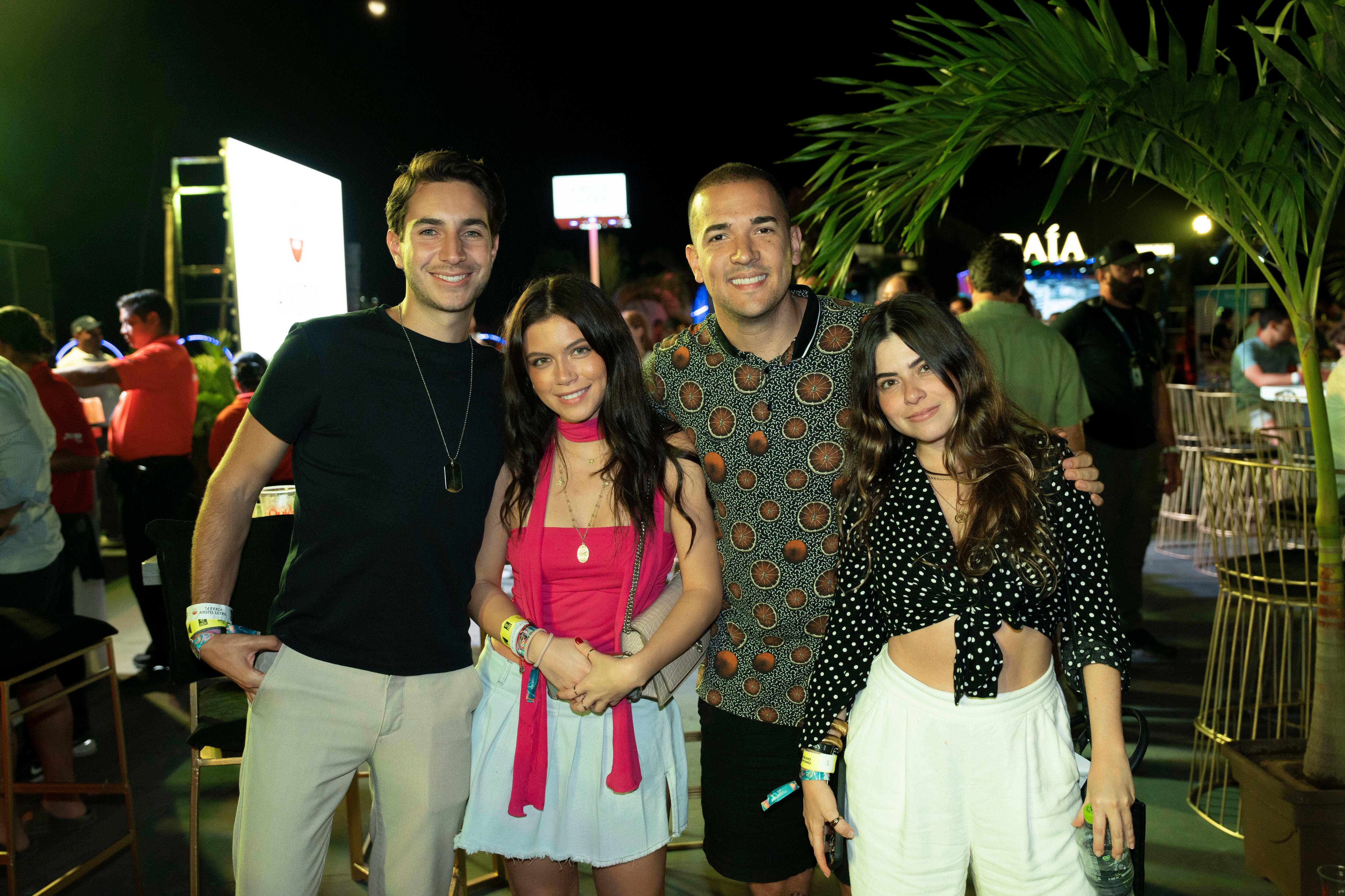 Andy Zurita, Isidora Vievs, Jucka y Karina Torres. (Foto: Héptor Arjona)