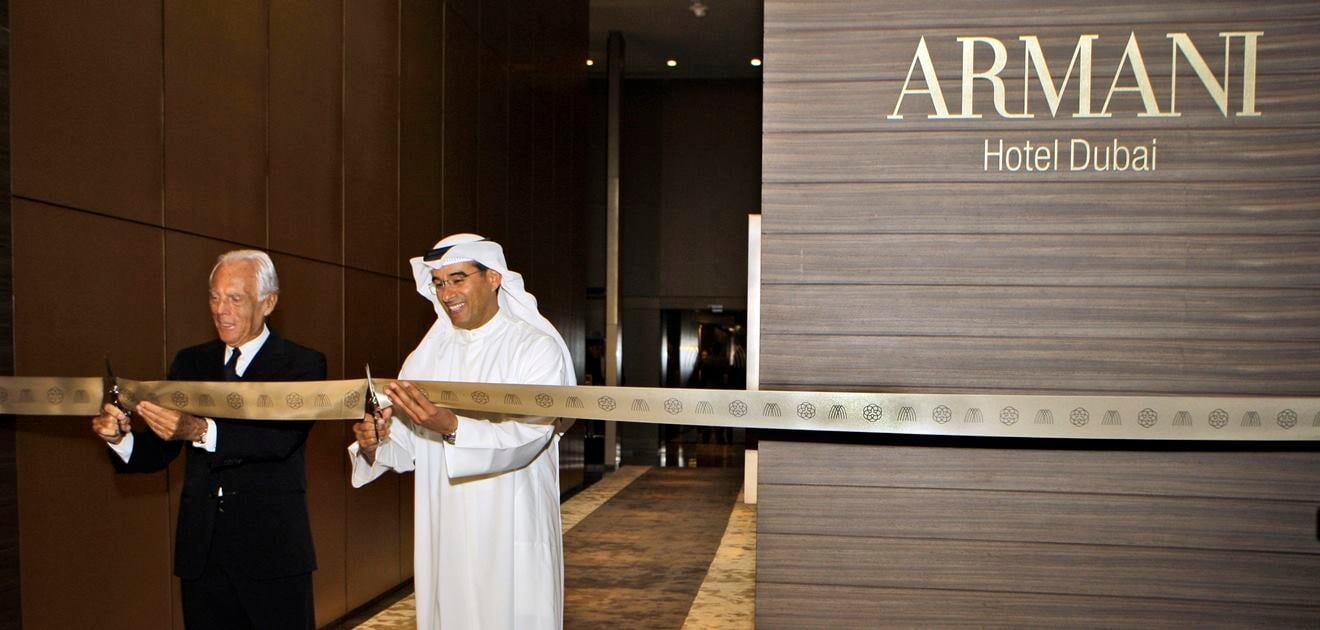 <p>Giorgio Armani inauguró su hotel en Dubái en 2010. <strong>(FOTO: Archivo)</strong></p>
