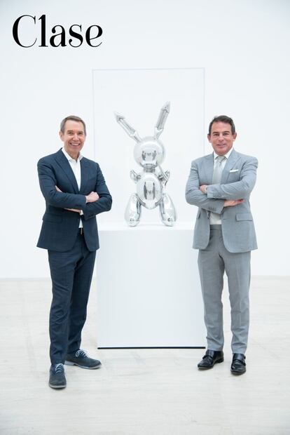 En privado con Jeff Koons y Eugenio López 