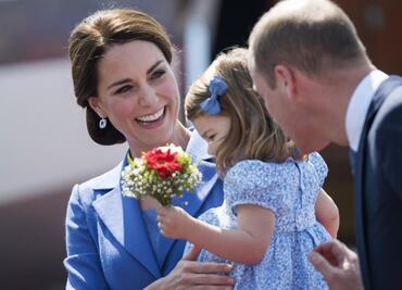 Kate Middleton y el príncipe William y su batalla para peinar a la princesa Charlotte