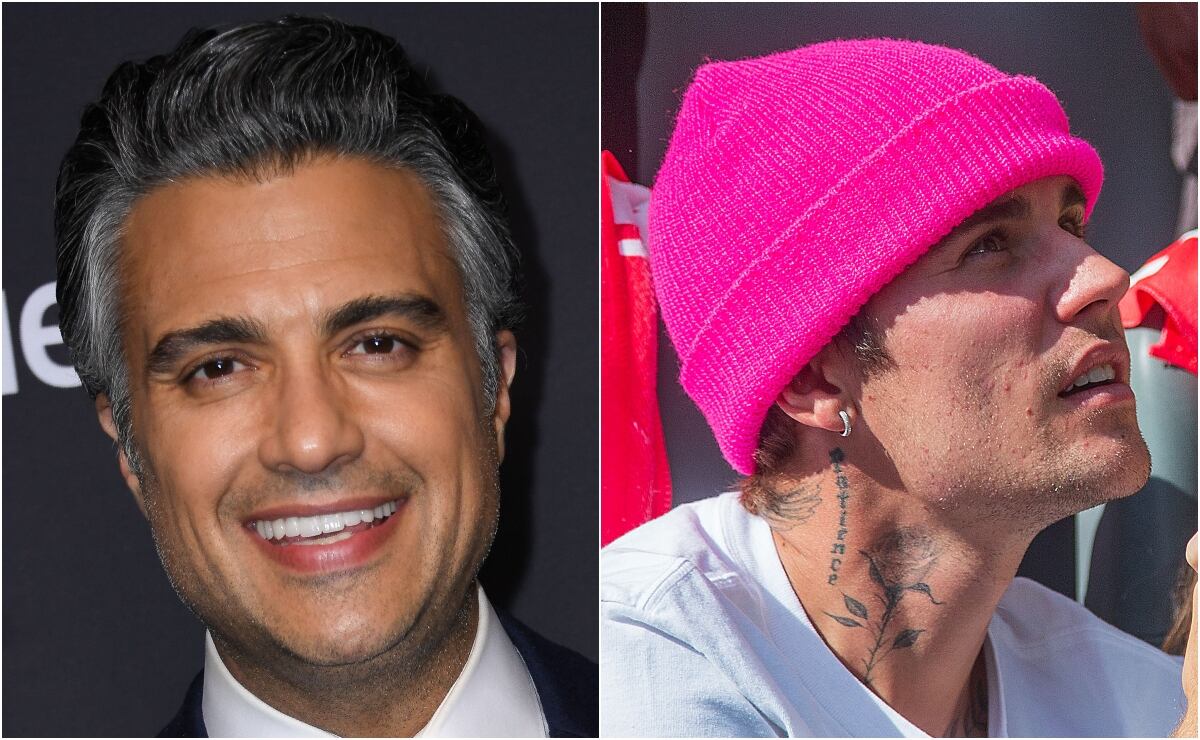 Jaime Camil y Justin Bieber, eufóricos y amistosos en un partido de futbol