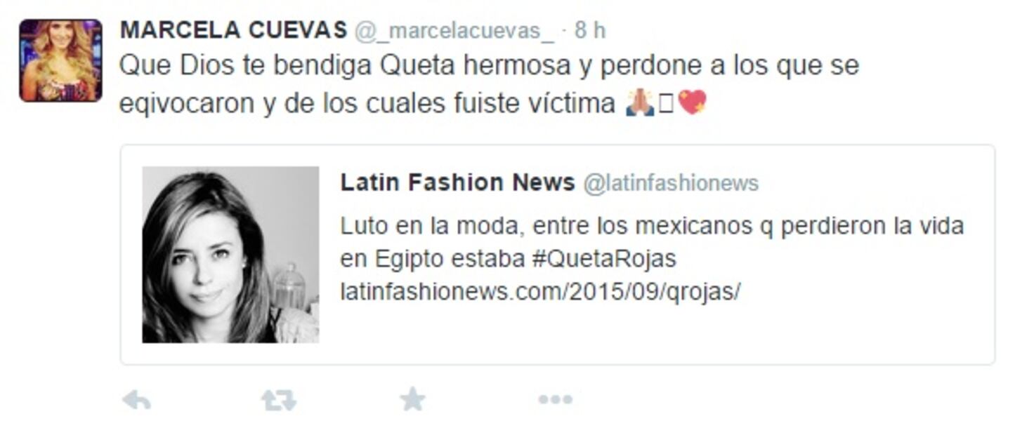 El mundo de la moda llora la muerte de Queta Rojas 