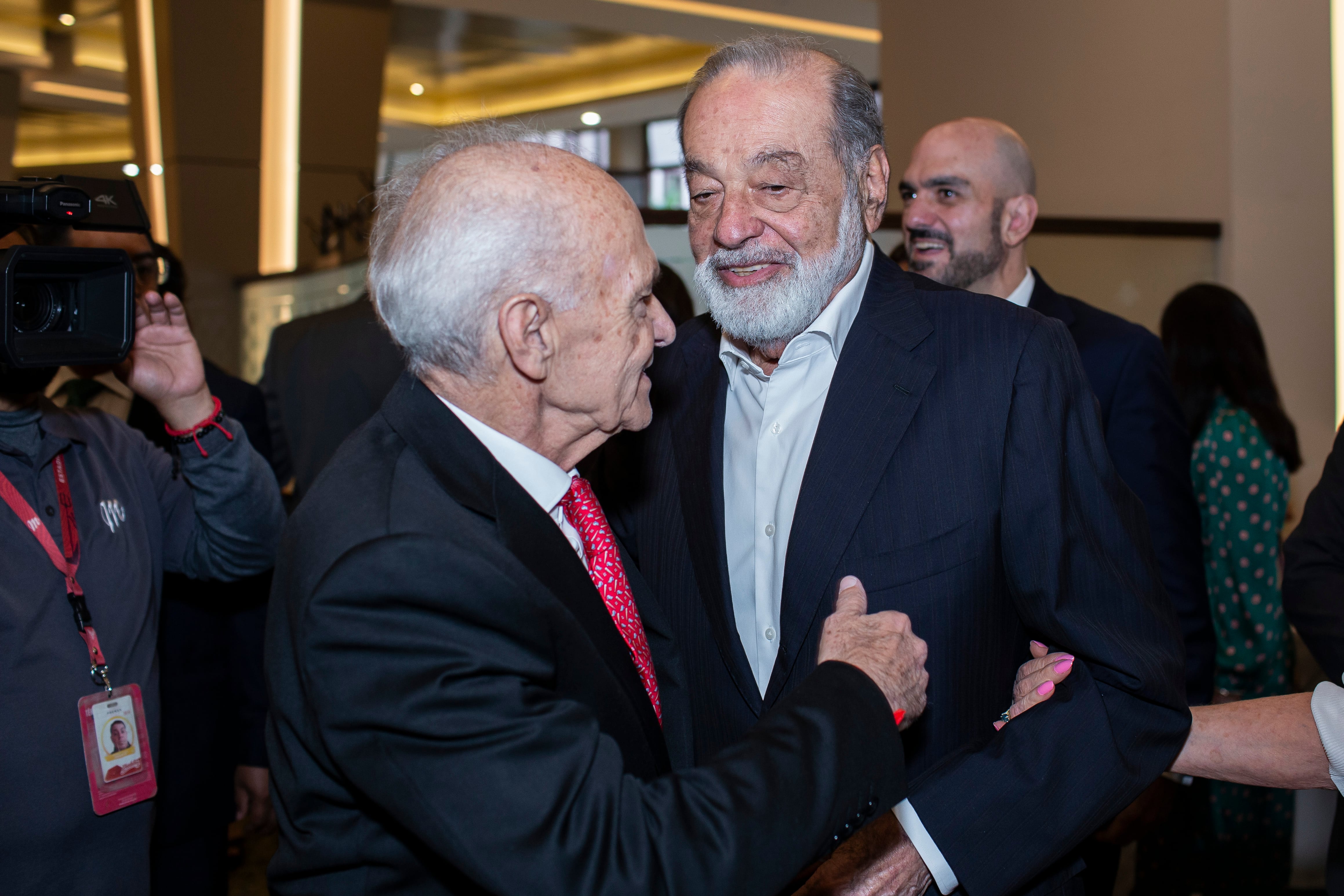 Alfredo Harp Helú y Carlos Slim