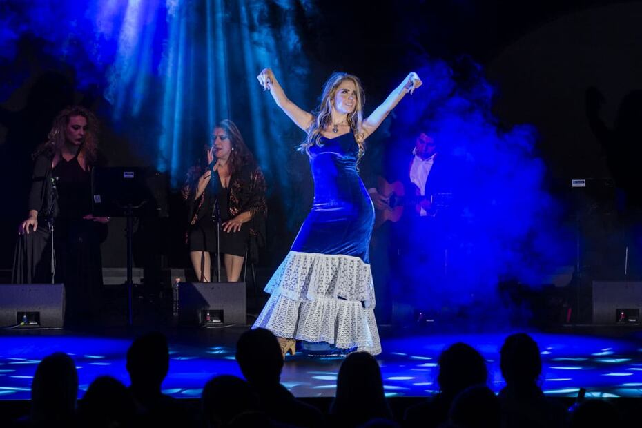 María Aliaga durante el décimo aniversario de Flamenco a la Mexicana / Foto: Esteban Torreblanca - Clase