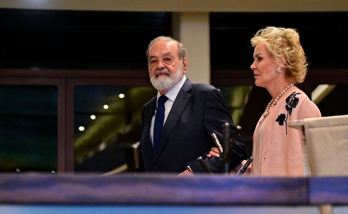 Carlos Slim Helú y Mercedes Sánchez Navarro / Foto: Arturo Quintero