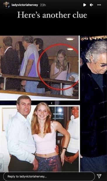 Príncipe Andrés: Exnovia asegura que foto con Virginia es falsa