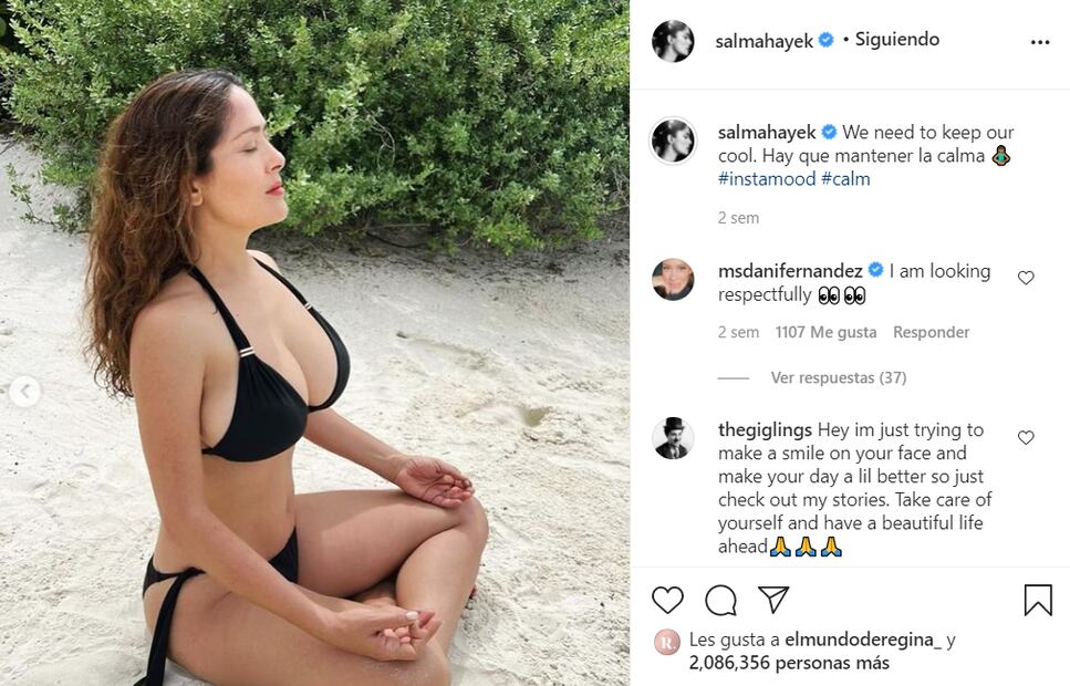 El nuevo proyecto de Salma Hayek trata sobre unas 'boobs' que hablan 