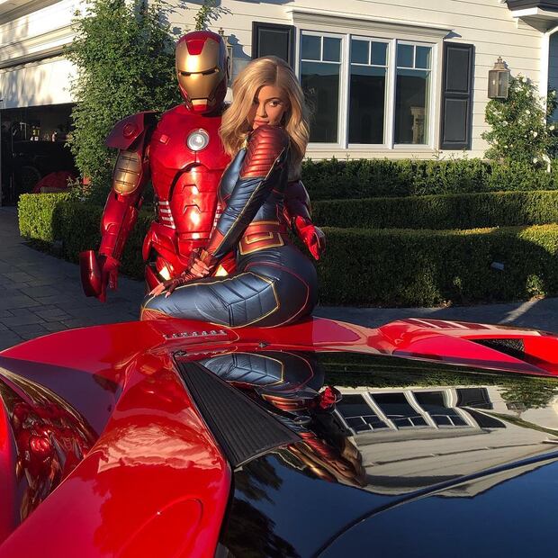 Foto: El sexy disfraz de Kylie Jenner y Travis Scott por la película Avengers: Endgame 