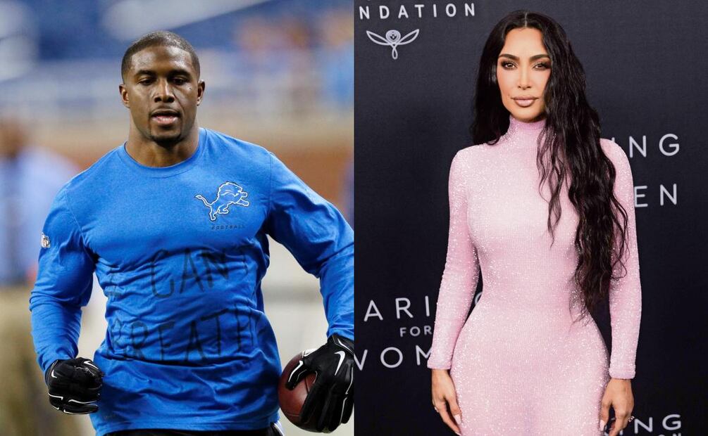 Reggie Bush y Kim Kardashian. (Fotos: AFP y AP)