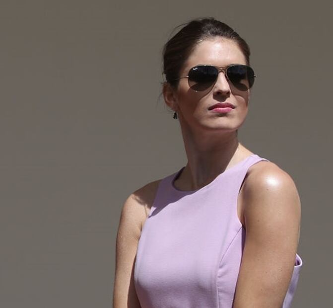 Hope Hicks, la exmodelo que dirige la oficina de comunicación de Trump
