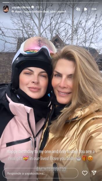 Montserrat Oliver y Yaya Kosikova, su esposa / Instagram
