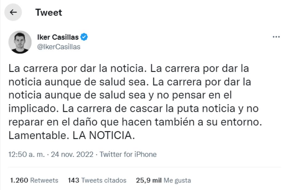 Sara Carbonero, exesposa de Iker Casillas, vuelve a ser operada luego de padecer cáncer de ovario