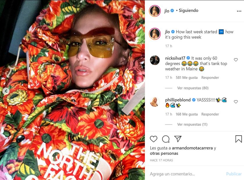 Jennifer Lopez cambia su traje de baño por la chamarra más 'hot' del momento